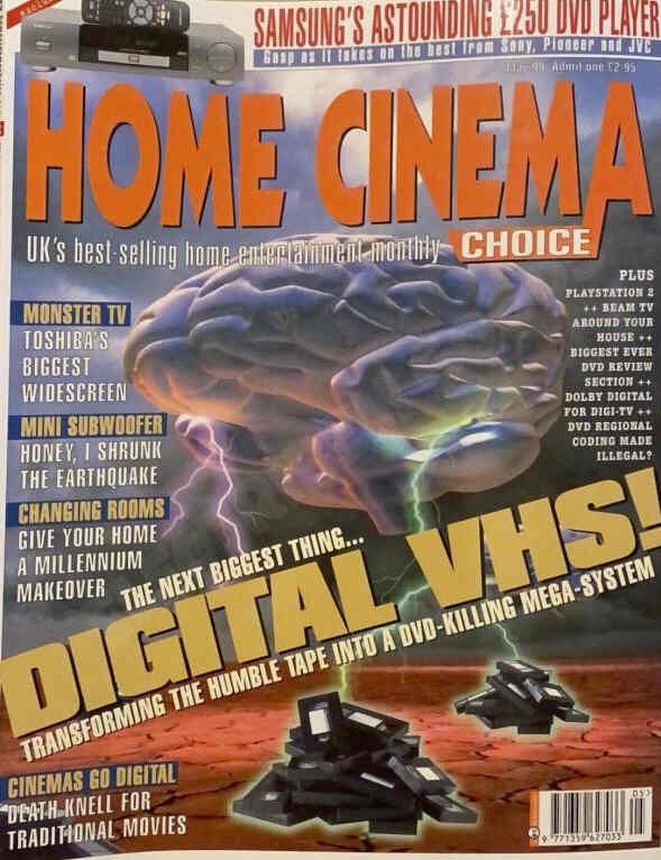 HOME CINEMA CHOICE magazine side cover  May 1999