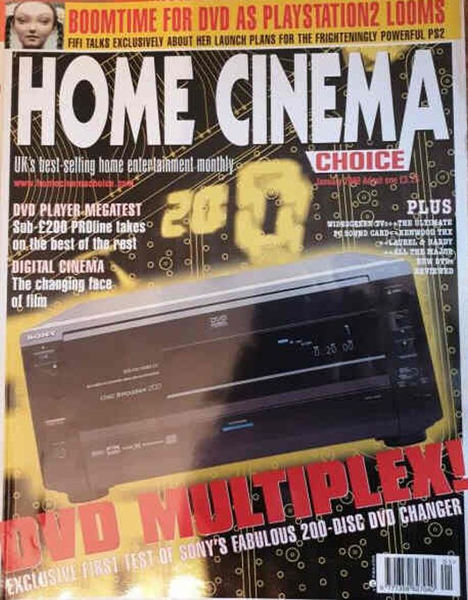 HOME CINEMA CHOICE magazine side cover  January 2000