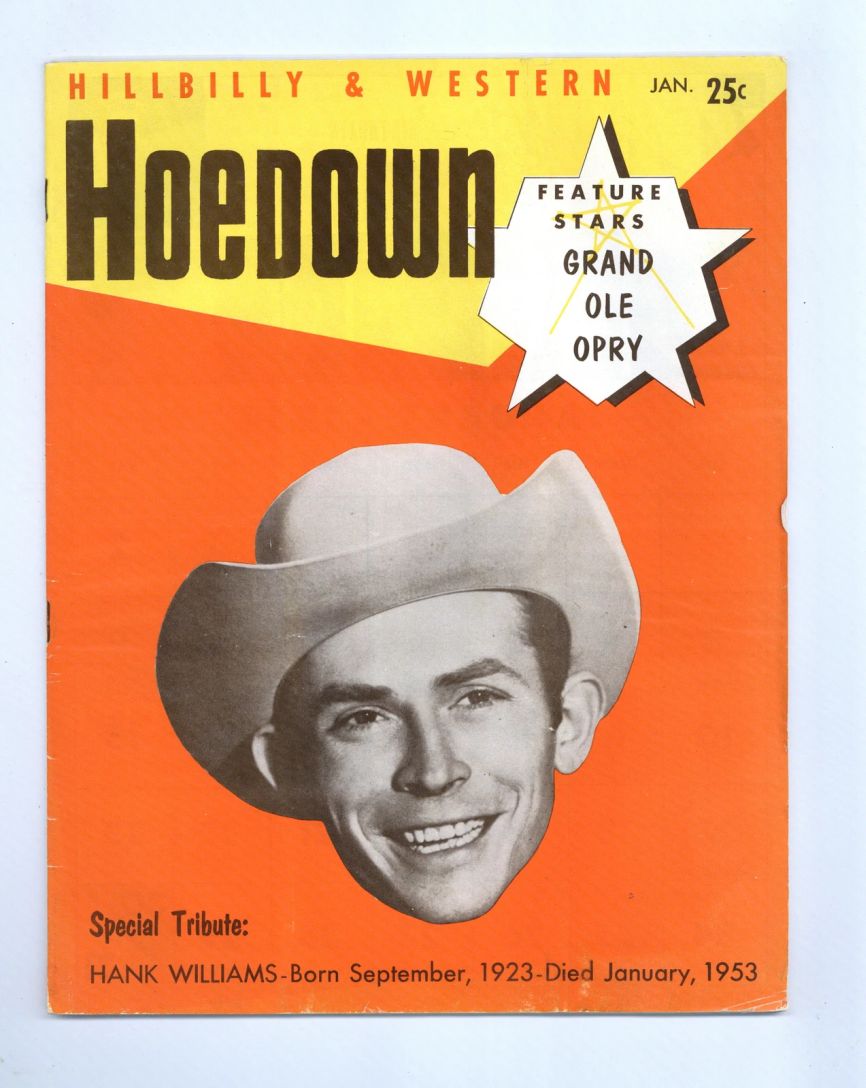HOEDOWN magazine side cover Issue 5  January 1954