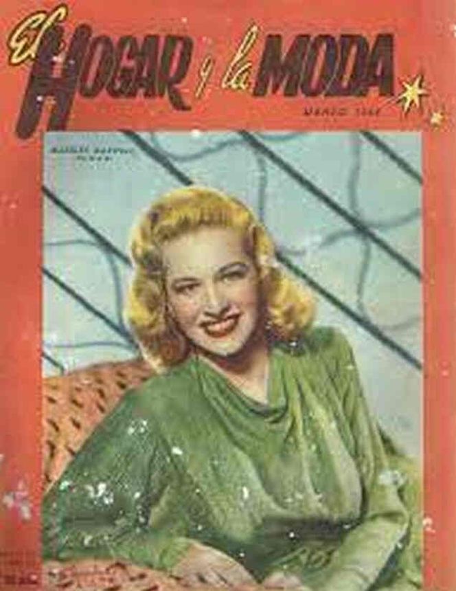 EL HOGAR Y LA MODA magazine side cover  March 1946