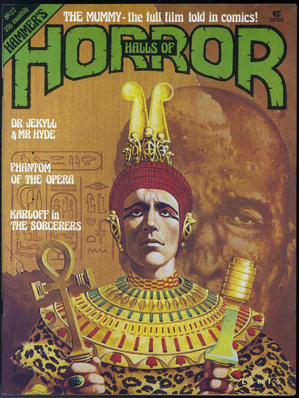 HOUSE OF HAMMER magazine side cover Issue 22  Vol 2 # 10 July 1978