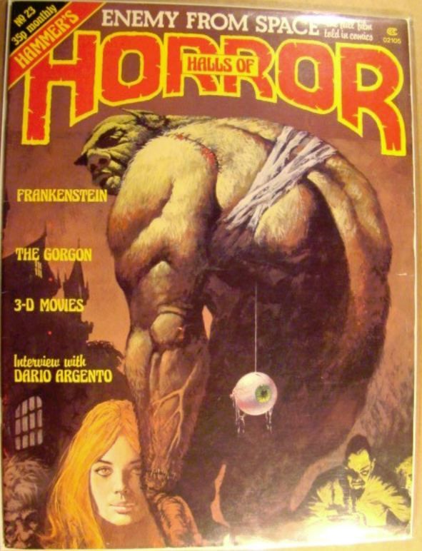 HOUSE OF HAMMER magazine side cover Issue 23  Vol 2 # 11 August 1978