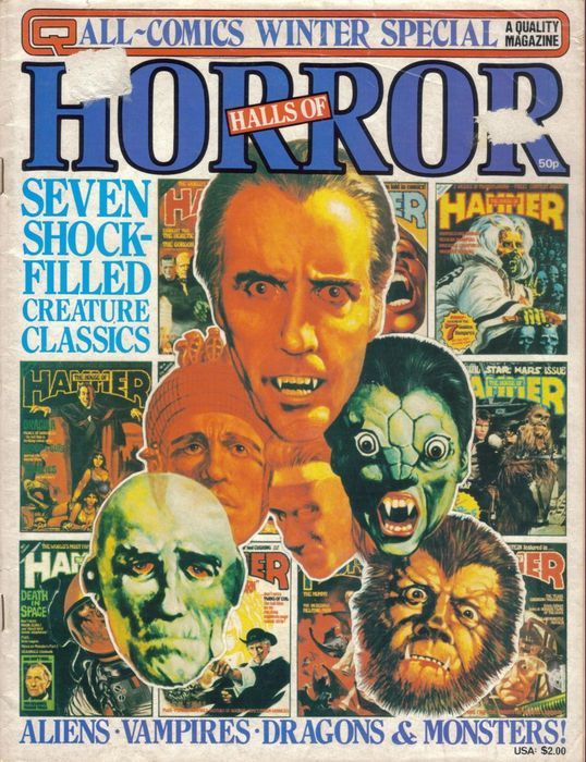 HOUSE OF HAMMER magazine cover Issue 24  1982