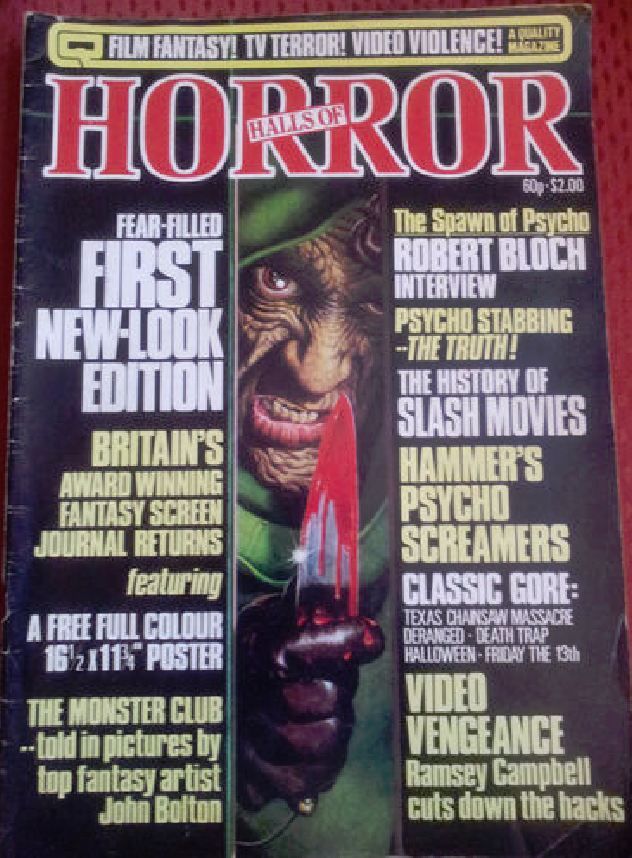 HOUSE OF HAMMER magazine side cover Issue 25  1982