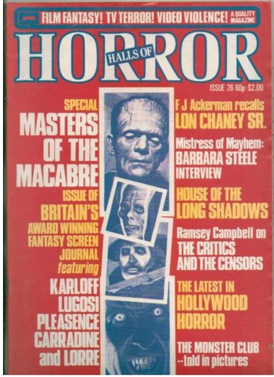 HOUSE OF HAMMER magazine cover Issue 26  1982