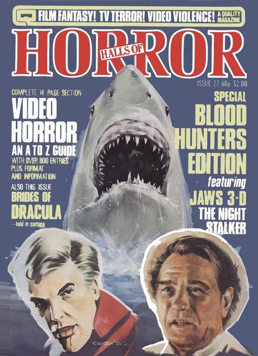 HOUSE OF HAMMER magazine side cover Issue 27  1983