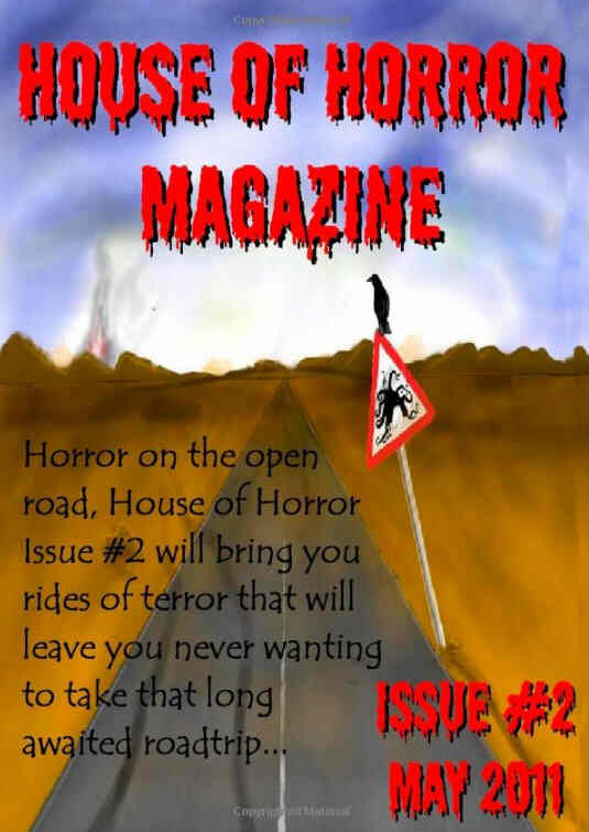 HOUSE OF HORROR MAGAZINE magazine side cover Issue 2 May 2011