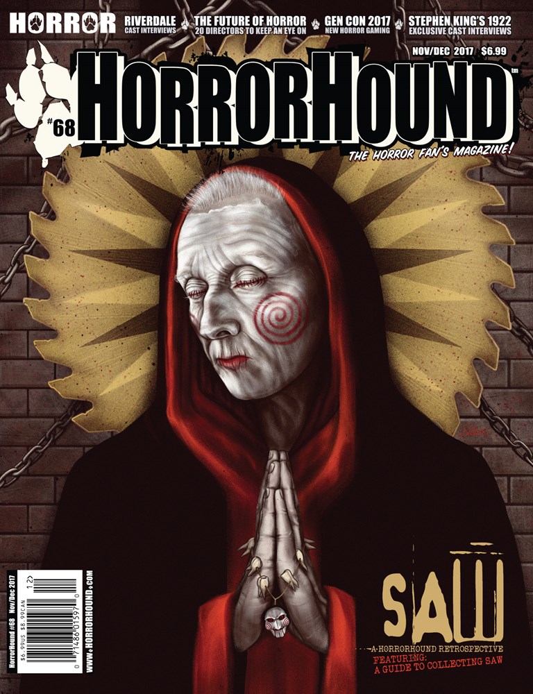 HORRORHOUND magazine side cover Issue 68  November/December 2017