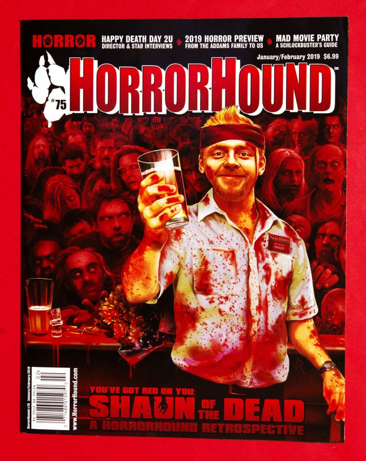 HORRORHOUND magazine side cover Issue 75  January/February 2019