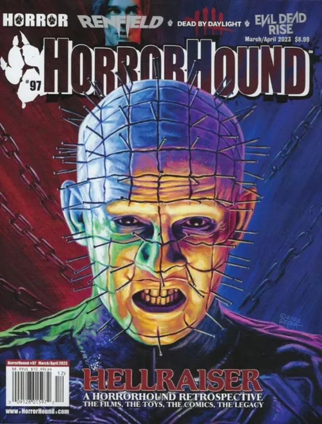HORRORHOUND magazine side cover Issue 97  March/April 2023