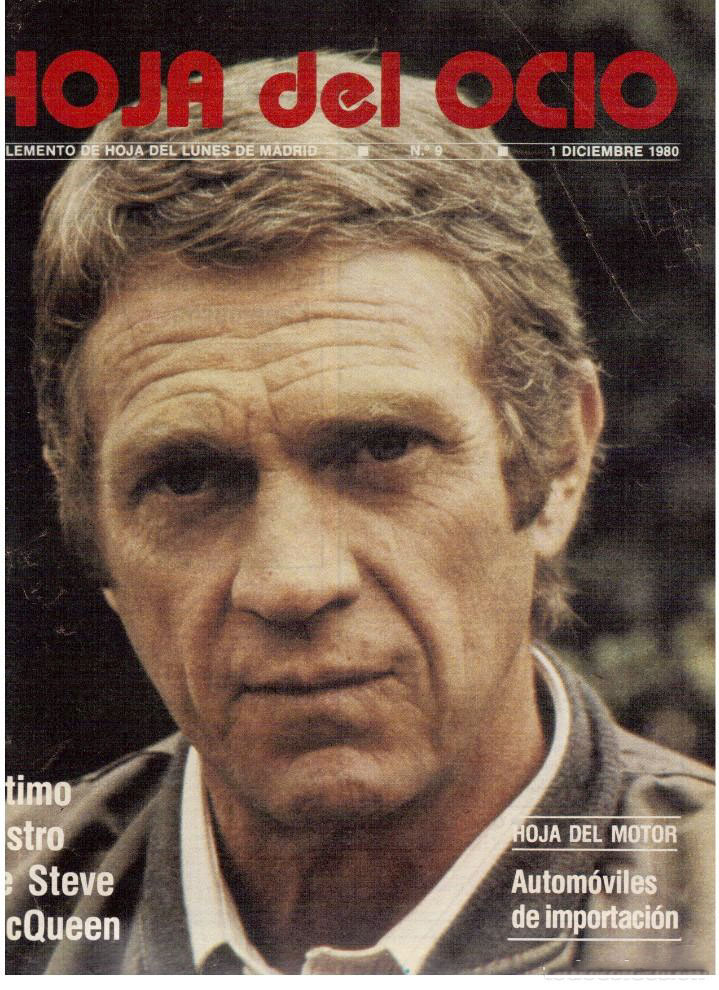 HOJA DEL OCIO magazine side cover Issue 9 1 December 1980