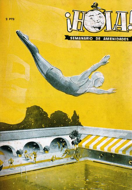 HOLA magazine side cover Issue 5 6 October 1944