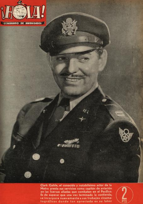 HOLA magazine side cover Issue 32 7 April 1945
