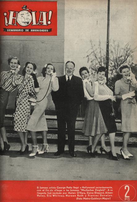 HOLA magazine side cover Issue 35 28 April 1945