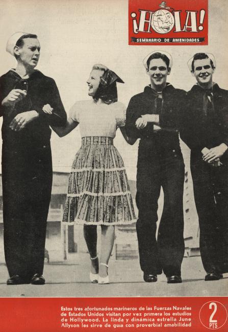 HOLA magazine side cover Issue 36 5 May 1945