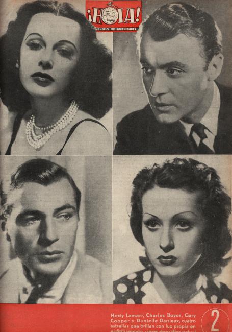 HOLA magazine side cover Issue 38 19 May 1945