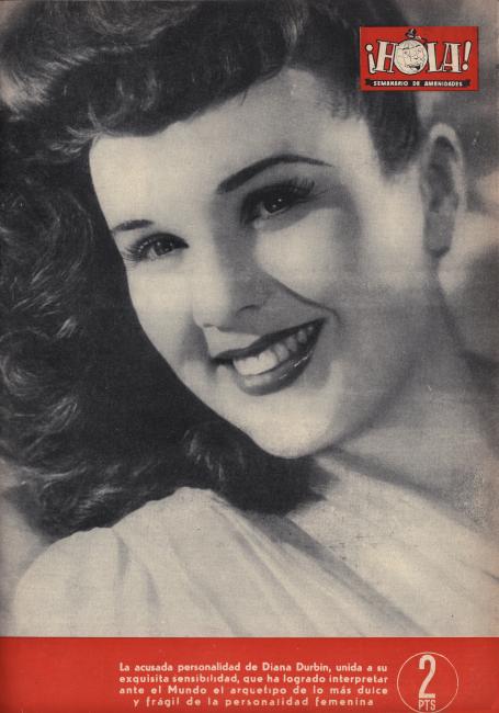 HOLA magazine side cover Issue 44 30 June 1945