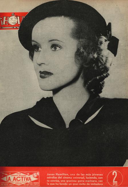 HOLA magazine side cover Issue 48 28 July 1945