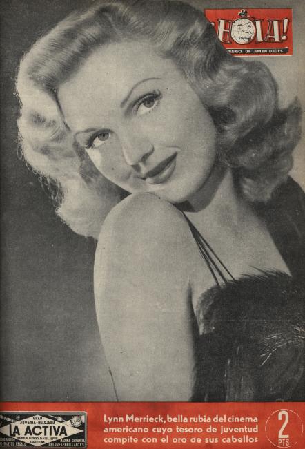 HOLA magazine side cover Issue 50 11 August 1945