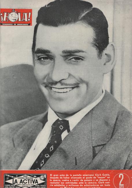 HOLA magazine side cover Issue 52 25 August 1945