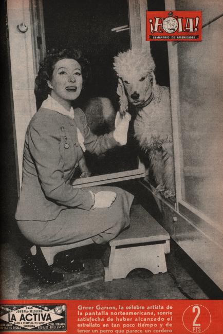 HOLA magazine side cover Issue 57 29 September 1945