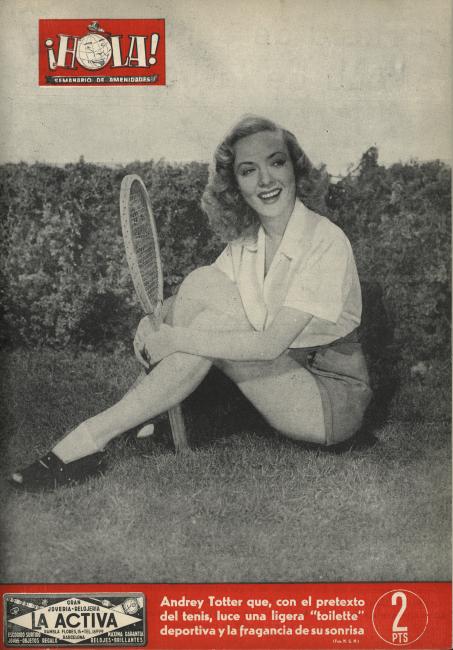 HOLA magazine side cover Issue 60 20 October 1945