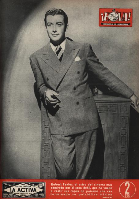HOLA magazine side cover Issue 62 3 November 1945