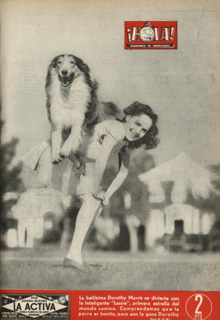 HOLA magazine side cover Issue 63 10 November 1945