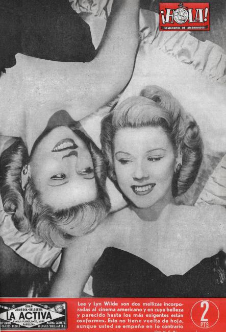 HOLA magazine side cover Issue 65 24 November 1945