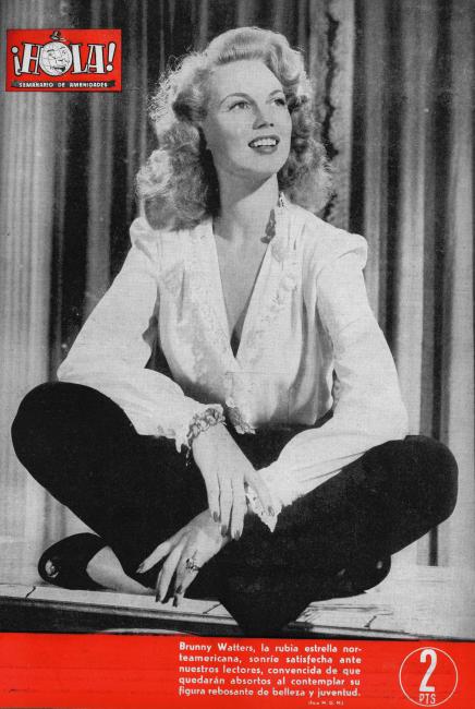 HOLA magazine side cover Issue 67 8 December 1945