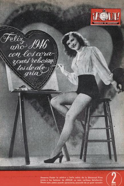 HOLA magazine side cover Issue 70 29 December 1945