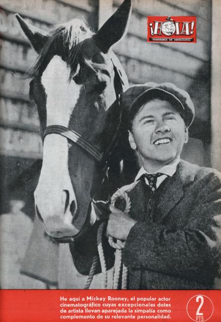 HOLA magazine side cover Issue 82 23 March 1946
