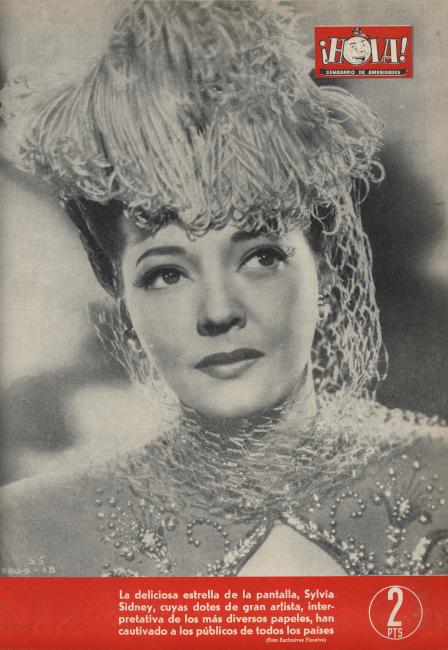 HOLA magazine side cover Issue 86 20 April 1946