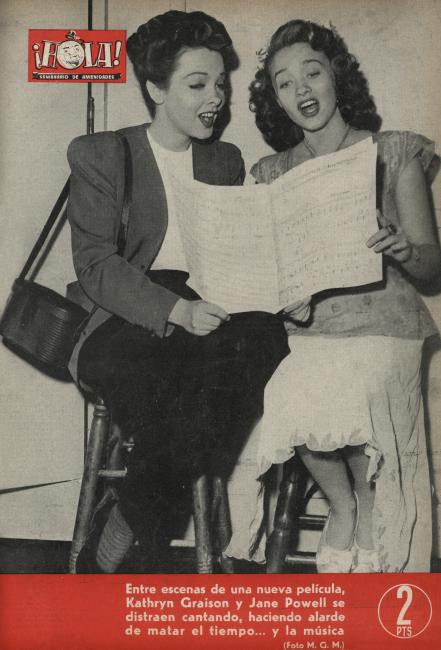 HOLA magazine side cover Issue 87 27 April 1946