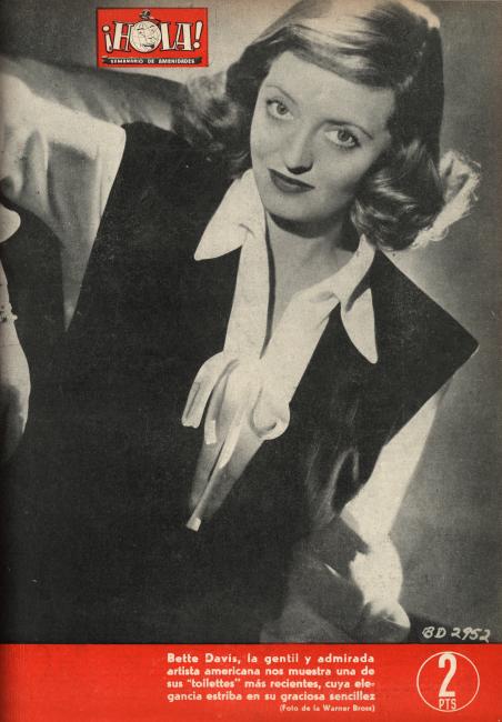 HOLA magazine side cover Issue 88 4 May 1946