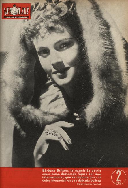 HOLA magazine side cover Issue 91 25 May 1946