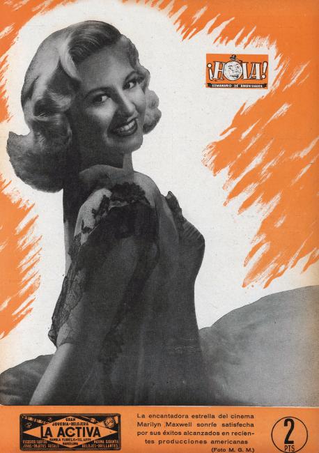 HOLA magazine side cover Issue 99 20 July 1946