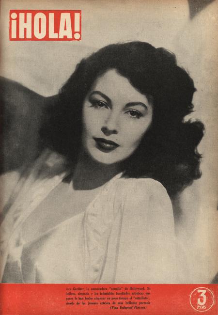 HOLA magazine side cover Issue 165 25 October 1947