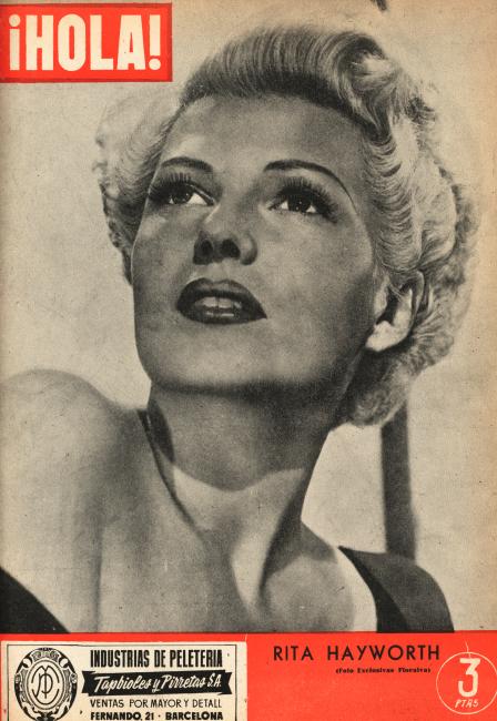 HOLA magazine side cover Issue 217 23 October 1948