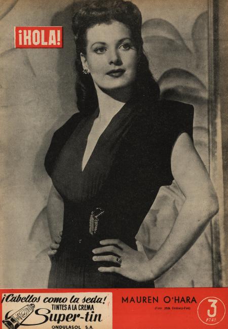 HOLA magazine side cover Issue 239 26 March 1949