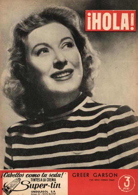 HOLA magazine side cover Issue 245 7 May 1949