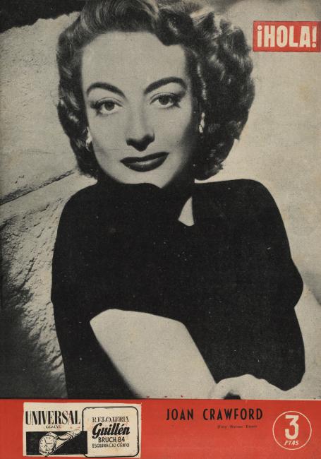 HOLA magazine side cover Issue 272 12 November 1949