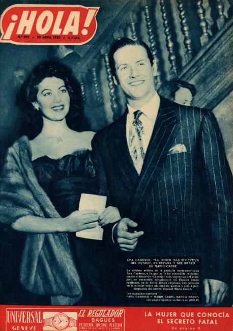 HOLA magazine side cover Issue 295 22 April 1950