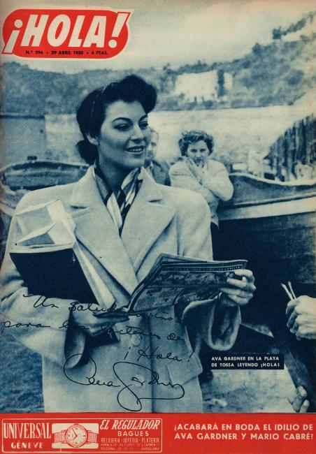 HOLA magazine side cover Issue 296 29 April 1950