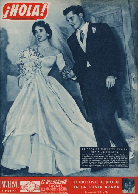 HOLA magazine side cover Issue 299 20 May 1950