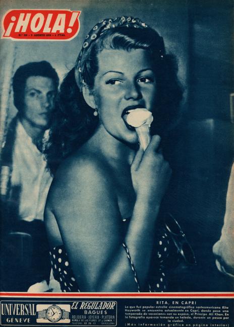 HOLA magazine side cover Issue 310 5 August 1950
