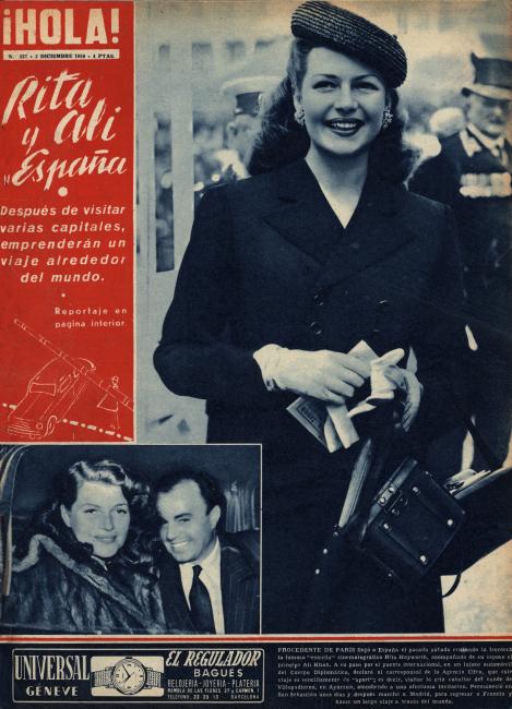 HOLA magazine side cover Issue 327 2 December 1950