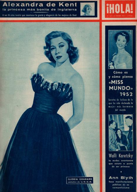 HOLA magazine side cover Issue 437 10 January 1953