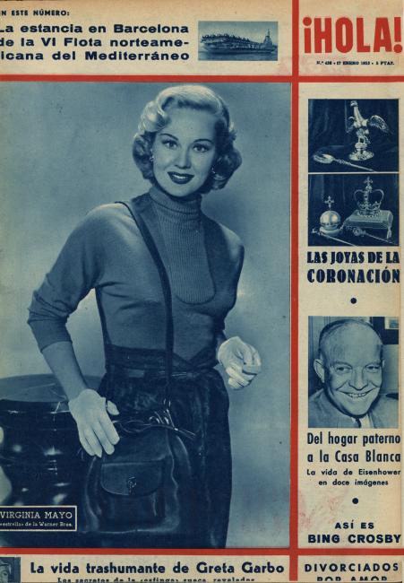 HOLA magazine side cover Issue 438 17 January 1953