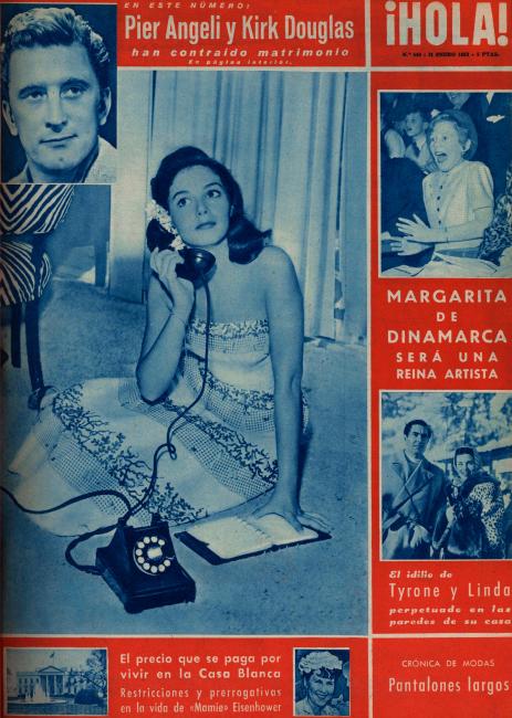 HOLA magazine side cover Issue 440 31 January 1953
